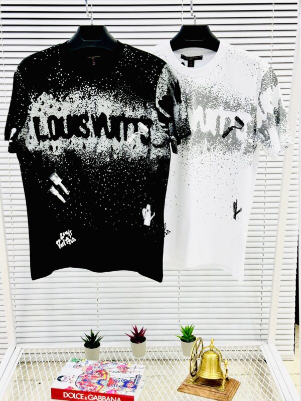 camiseta louis vuitton negro