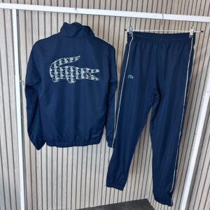 chandal lacoste azul marino