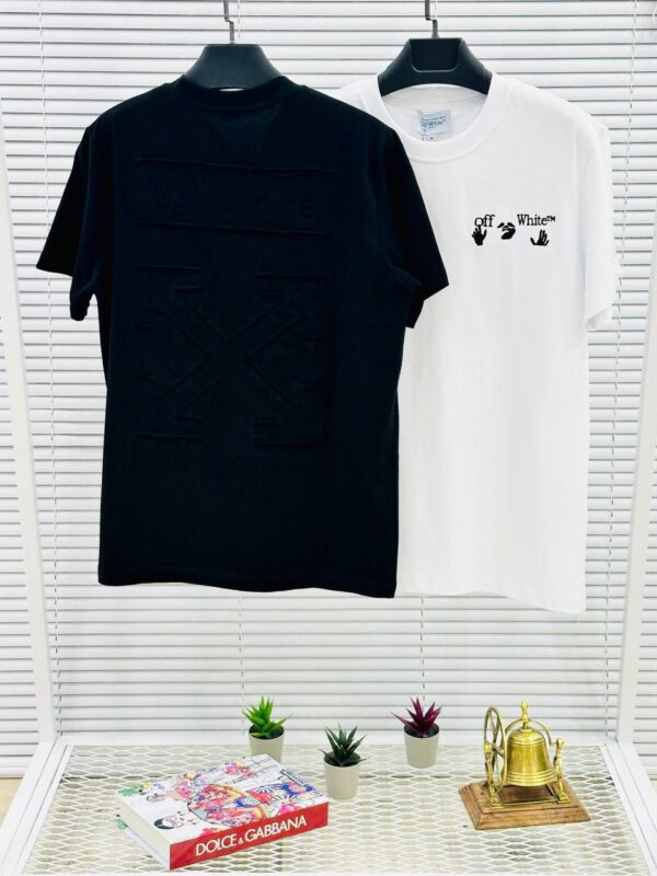 camiseta off-white negro